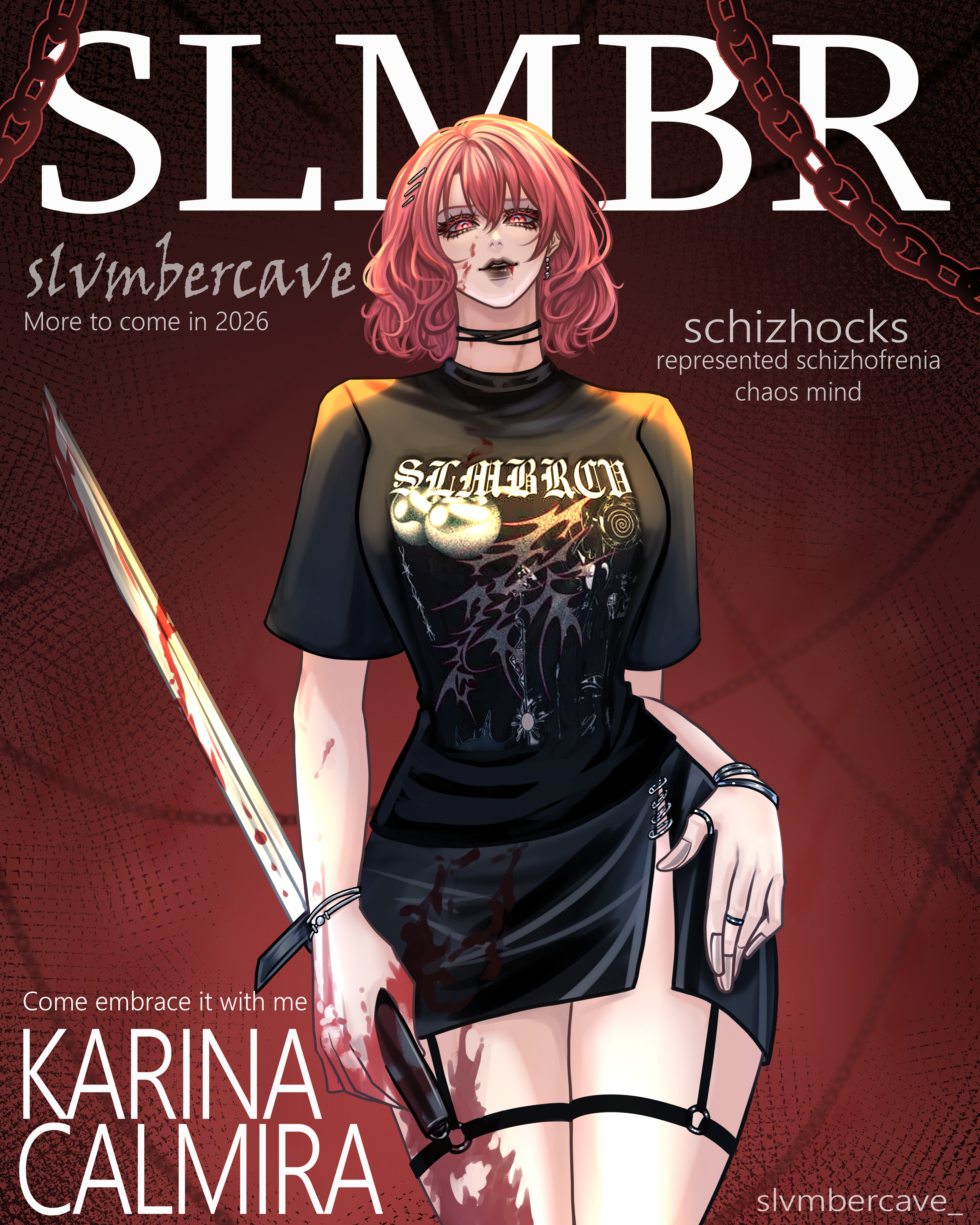 Karina outfit design - Custom character clothing illustration